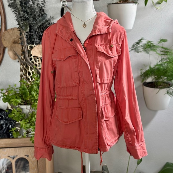 Michael Kors Pink Hooded Jacket - Picture 1 of 9